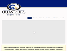 Tablet Screenshot of oceanriders.com